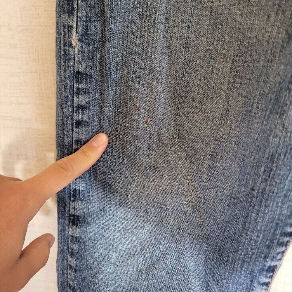 READ Lucky Brand Jeans Mens 30 30x29 Classic Fit Short Inseam Denim Distressed - Picture 10 of 14